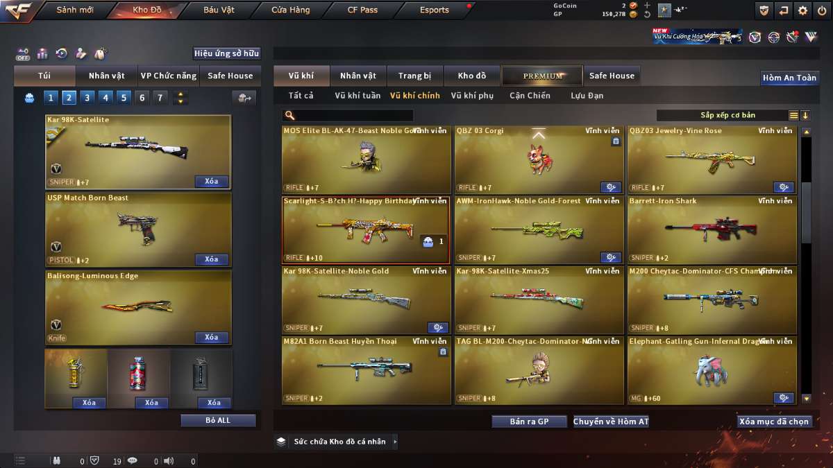 shop acc cf uy tin gia re